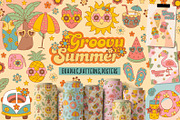 Groovy Summer Collection, a Seasonal Illustration by NataKa (Thumbnail 1 of 9)