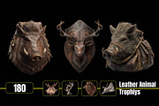NHC – Leather Animal Trophies, an Animal Illustration by New Horizon Creators (Thumbnail 1 of 6)
