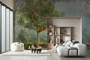 Mural Series Forest Art Poster, a Wallpaper Graphic by Muzi pear studio (Thumbnail 6 of 12)