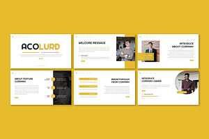 Acolurd - Business Keynote Template