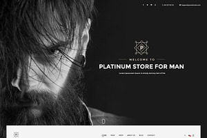 Platinum - Stylish Ecommerce PSD