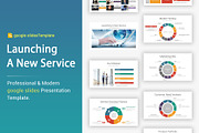 Launching A New Service Google Slide, a Presentation Template by OceanArt (Thumbnail 1 of 15)