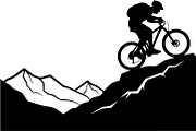 Cycling Sport Silhouette Bundle, an Illustration by Designs_River (Thumbnail 11 of 38)