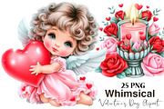 Valentine's Day Clipart Bundle, a Seasonal Illustration by SVGArt (Thumbnail 1 of 5)
