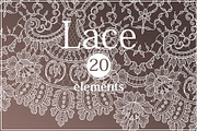 lace seamless ribbons, frames., a Pattern Graphic by Ajuga (Thumbnail 1 of 9)