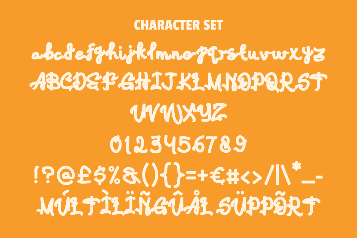 Bruksy Bold Experimental Logo Font, a Font by PutraCetol Studio (Photo 5 of 5)