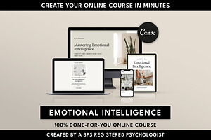 Emotional Intelligence Course Canva, a Templates & Theme by Miri Campbell
