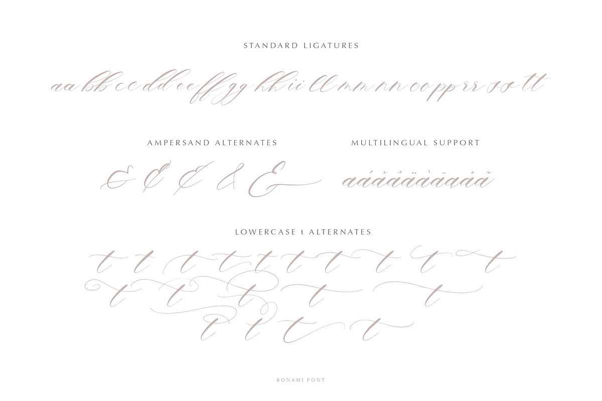 Bonami Font, a Script Font by Ivan Rosenberg (Photo 8 of 11)