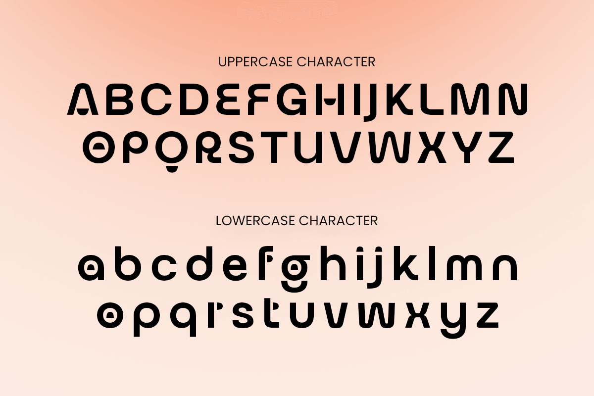 Necara - Geometric Technology Font, a Sans Serif Font by TokoPress (Photo 10 of 13)