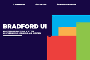 BRADFORD. UI Kit for Sketch