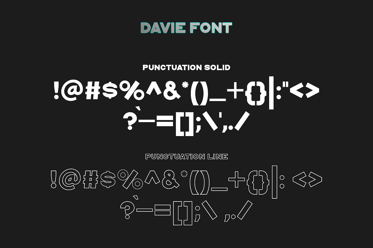 Davie || Powerful Font Family, a Sans Serif Font by Analogous (Photo 13 of 15)