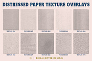 Distressed Paper Texture Overlays, a Texture Graphic by Brian Ritter Design (Thumbnail 13 of 14)