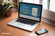 SALE! Zeebook eBook PSD Landing Page, a Landing Page Template by Rafael Oliveira (Thumbnail 2 of 3)
