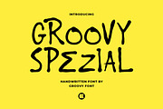 GF Spezial - Handwritten Font, a Handwritten Font by GroovyFontCo (Thumbnail 1 of 8)