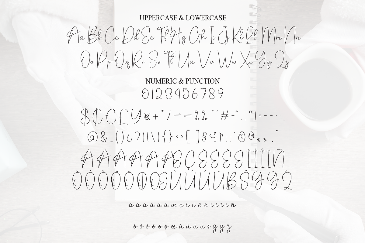Gloves Signature | Script Font, a Handwritten Font by Scratchones (Photo 7 of 8)