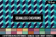 20 Seamless Chevrons Pattern Set, a Pattern Graphic by Pip Sweet (Thumbnail 1 of 5)