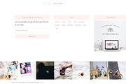 Pink Responsive Wordpress Blog Theme, a WordPress Template by Sky and Stars (Thumbnail 2 of 4)