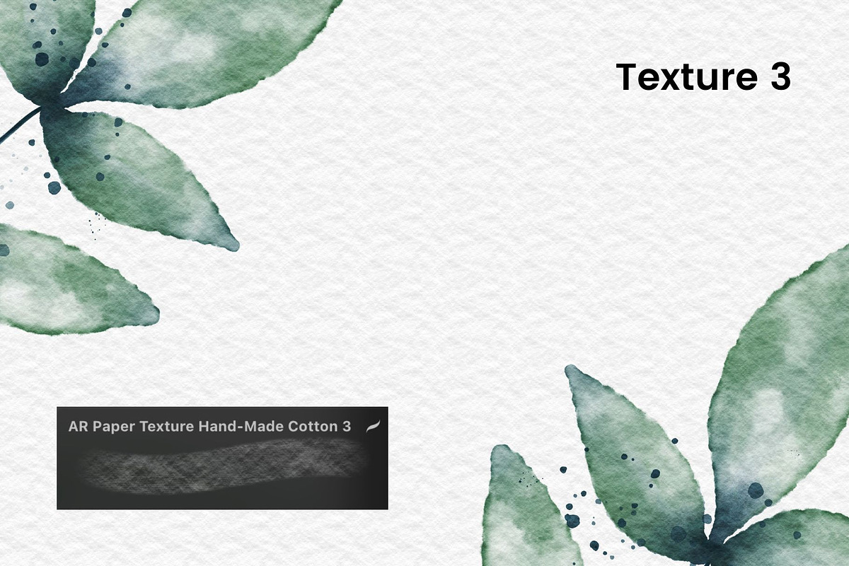 Watercolor Paper Texture Brushes, a Brush Add-On by Angela Roze (Photo 4 of 7)