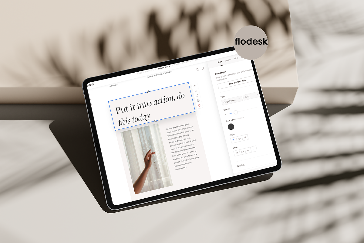 Flodesk Email Newsletter Template, an Email Template by Tabitha Emma (Photo 7 of 7)