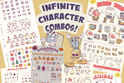 Ultimate Mascot Builder Bundle, an Illustration by Anastasiya Klempach (Thumbnail 2 of 23)
