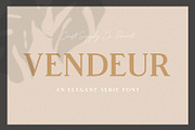 Vendeur - Elegant Serif Font, a Serif Font by Craft Supply Co. (Thumbnail 1 of 10)