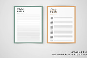 Editable/Printable Planners 2018, a Stationery Template by Outline Design (Thumbnail 3 of 6)