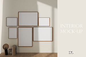 Frame mockup for printable art, a Print Template by DSTUDIO888