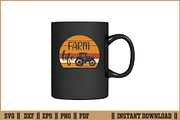 Retro Vintage Farm Life Tractor SVG, a Work Illustration by Handy Arts Studio (Thumbnail 3 of 3)