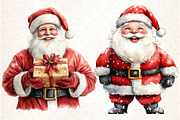 Christmas Santa Claus Watercolor, an Illustration by Libby Wishes (Thumbnail 3 of 7)