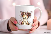 Whimsical Spring Dogs Clipart, an Illustration by Craft Nest (Thumbnail 11 of 11)