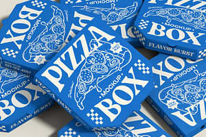 Classic Pizza Delivery Box, a Packaging Mockup by graphicsauce