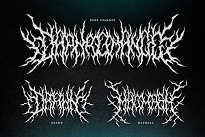 Mad Revenge Metal Font