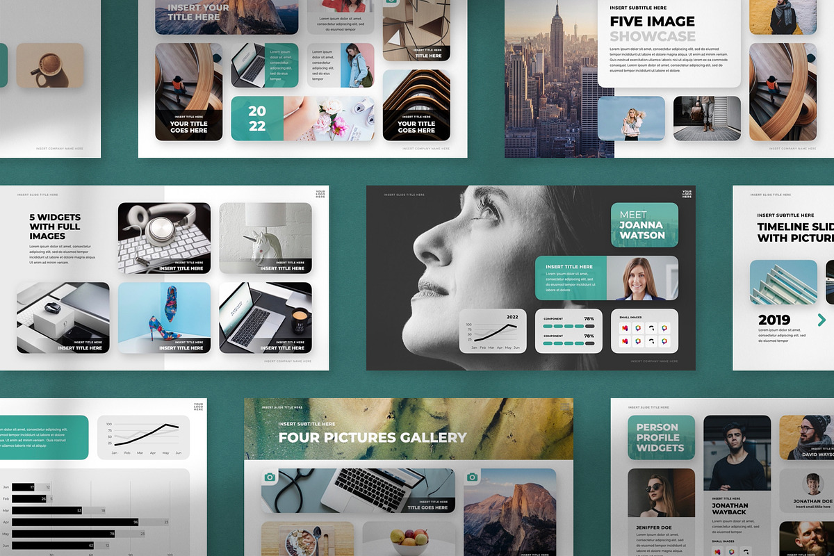 WDGT Animated PowerPoint Template, a Presentation Template by Creathrive Design (Photo 6 of 15)