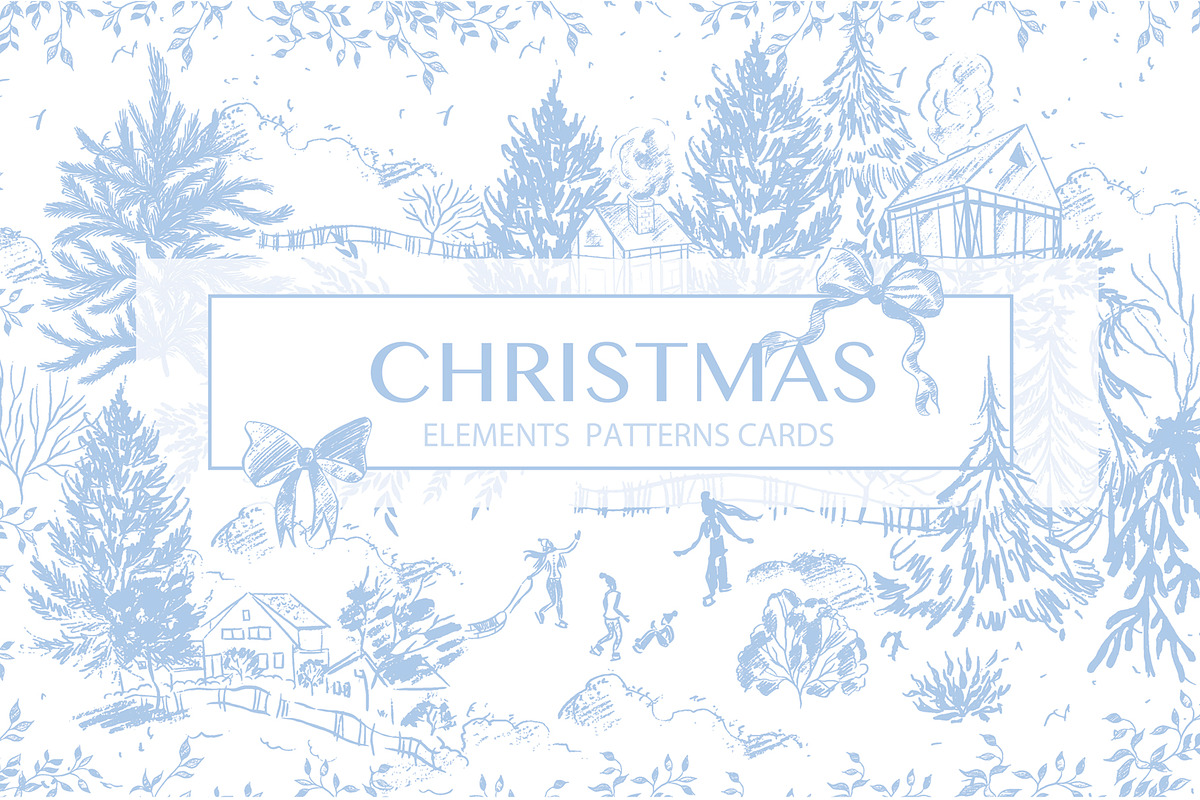 CHRISTMAS IN BLUE, an Object Graphic by Knopazyzy (Photo 1 of 13)