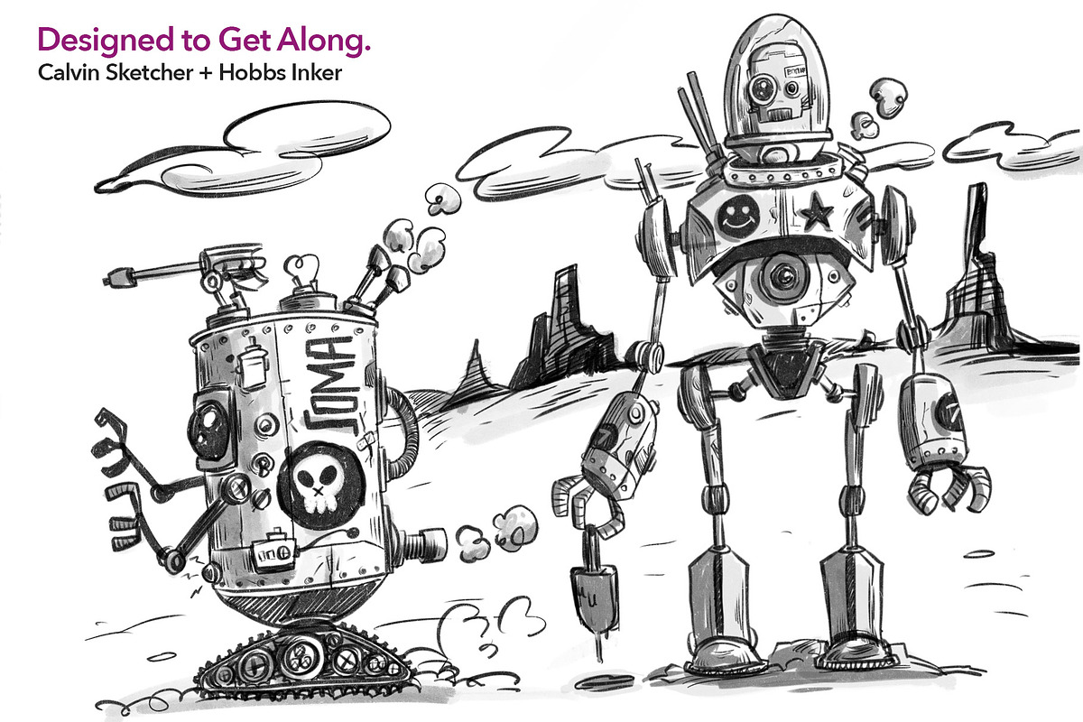 Procreate Samurai Ink Brushes, a Brush Add-On by Ink Gang Boss (Photo 5 of 9)