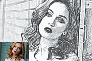 Pencil Sketch Photoshop Actions, an Action Add-On by Creativetacos (Thumbnail 6 of 7)