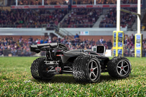 RC Car mockup on field