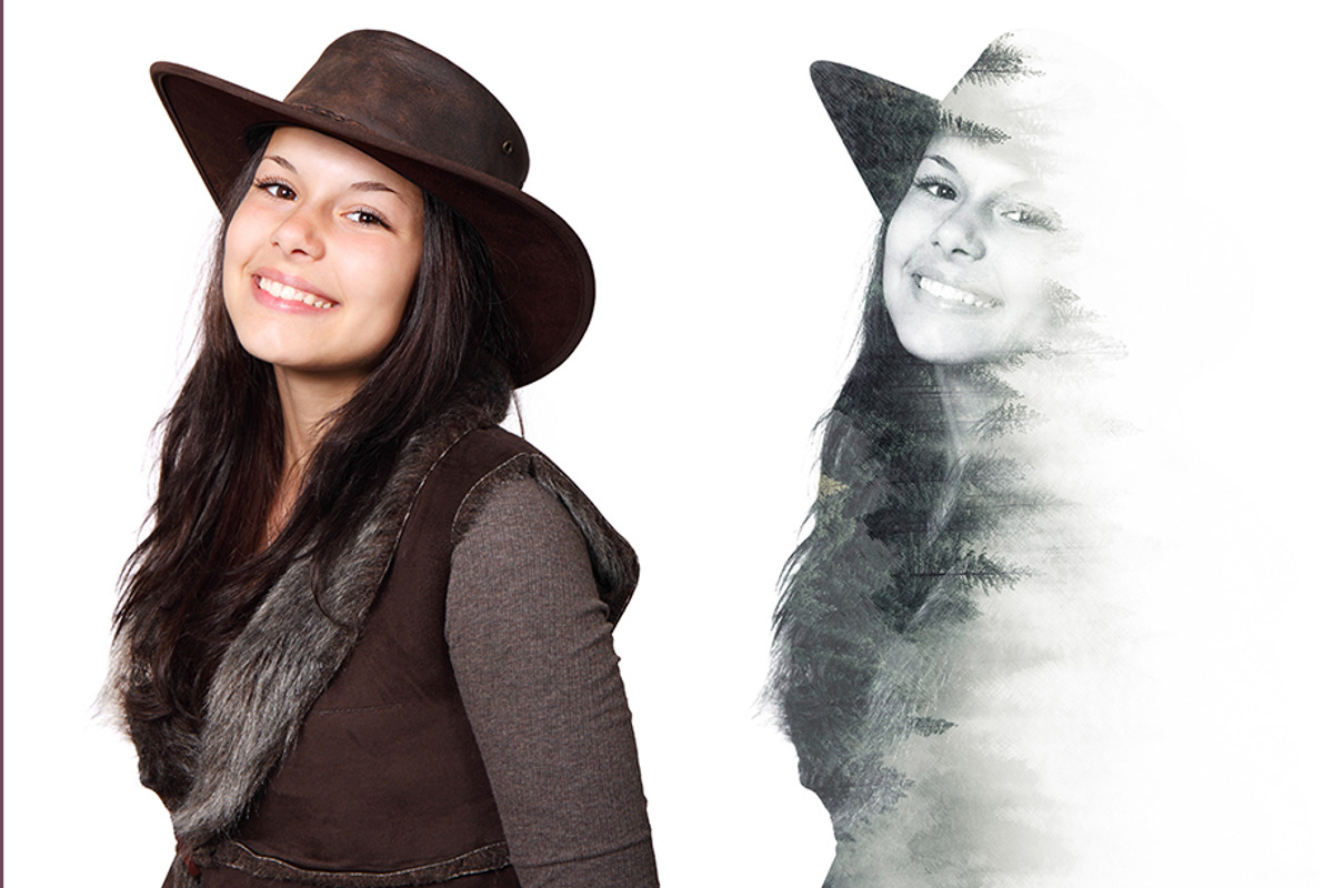 Double Exposure Photoshop Action, an Action Add-On by Viktor (Photo 5 of 6)