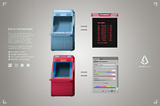 Retro Game Flyer SHMUP Arcade Mockup, a Flyer Template by Storm Pixels (Thumbnail 2 of 3)