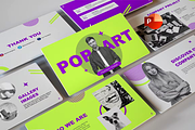 Pop-Art Powerpoint Template, a Presentation Template by PaperMoon (Thumbnail 1 of 4)