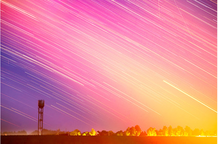 Amazing Unusual Stars Effects In Sky, a Nature Photo by Our Amazing World