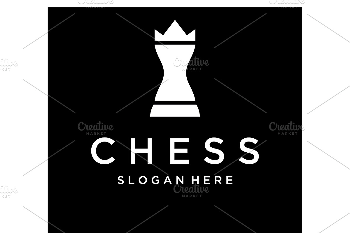 Chess strategy game logo, a Branding & Logo Template by LOGOCREATIVE