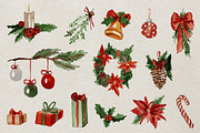 Christmas watercolor, an Illustration by Art Loft (Thumbnail 4 of 5)