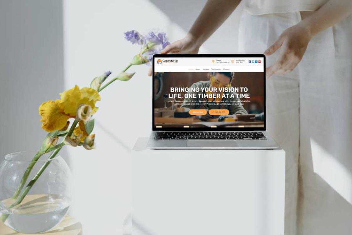 Carpenter WordPress Theme preview 2