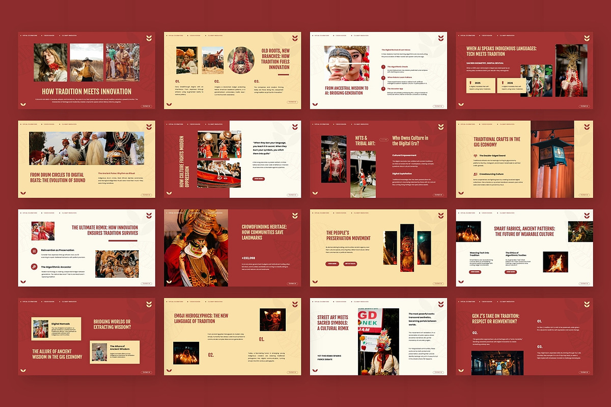 Culture Shape - Powerpoint, a Presentation Template by AQR Studio (Photo 3 of 3)