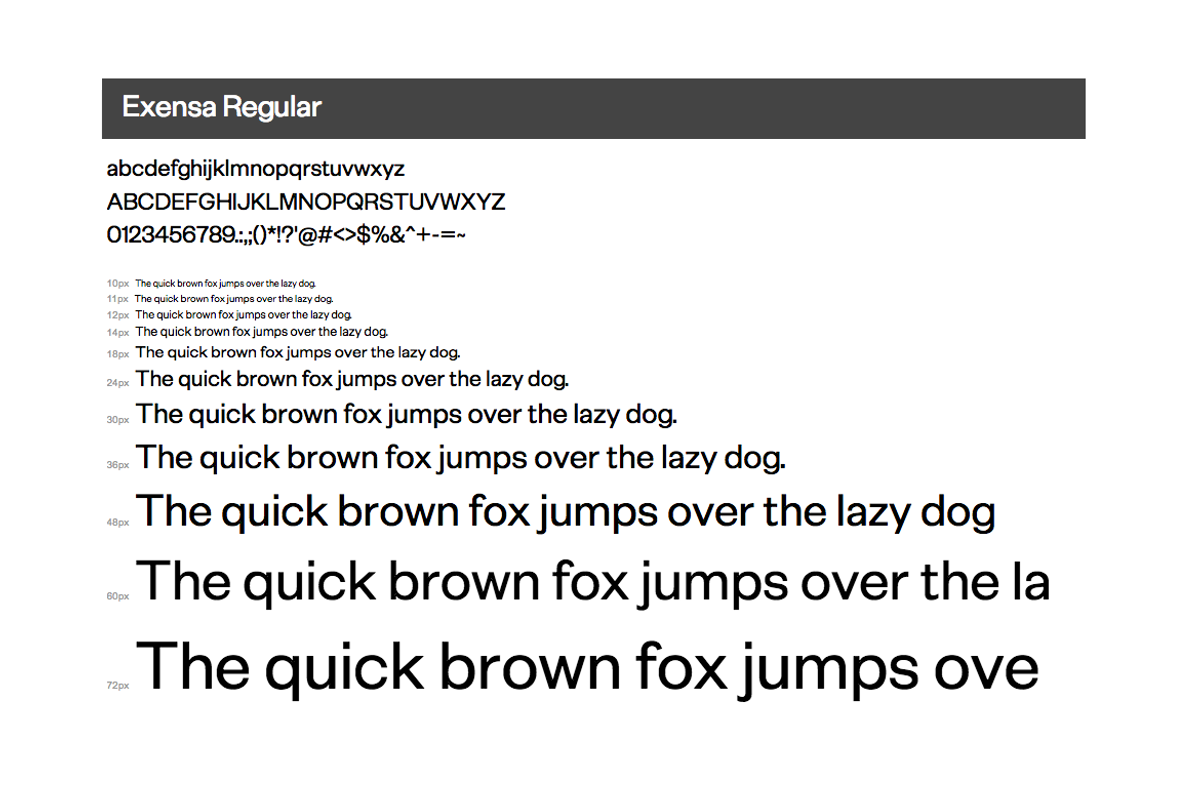 Exensa Grotesk Typeface + Web Fonts preview 7
