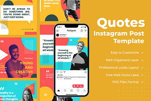 Quotes Instagram Post Template