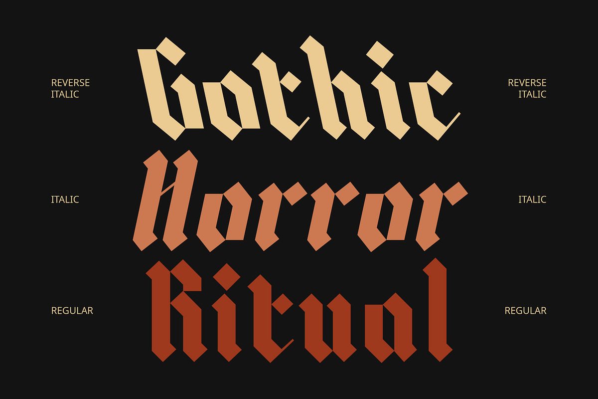 CS Weslia – Gothic Font, a Blackletter Font by Craft Supply Co. (Photo 3 of 8)