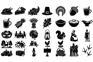 Thanksgiving Silhouette Bundle | SVG