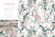 Fantasy Pattern with tropical leaves, a Pattern Graphic by Lisima (Thumbnail 4 of 12)
